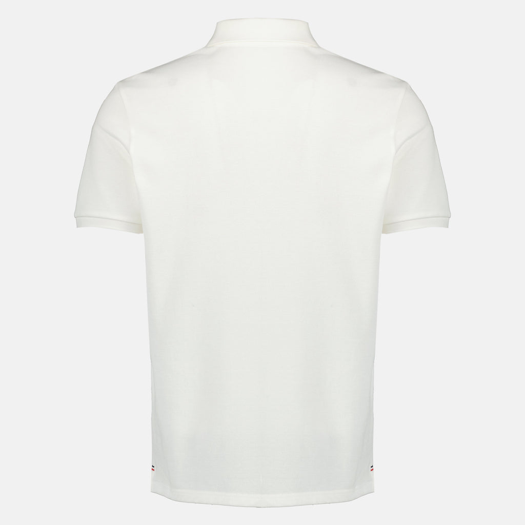 White Piqué Cotton Polo