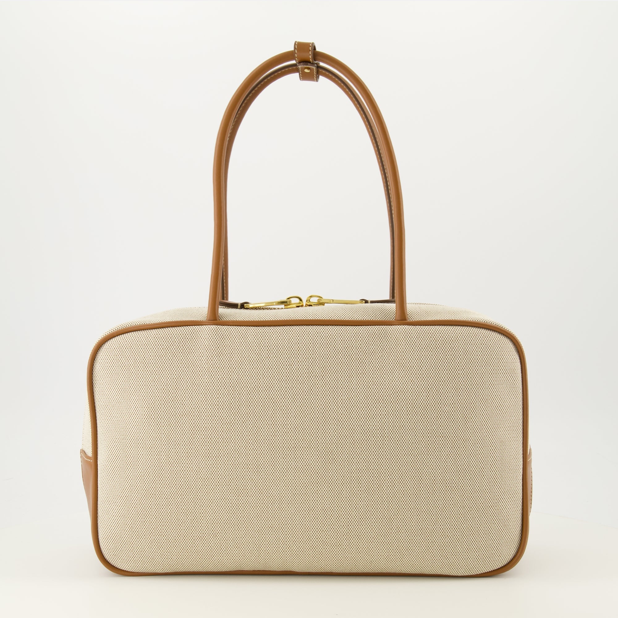 Miu Miu Canvas and Leather Bag | WE IN STYLE