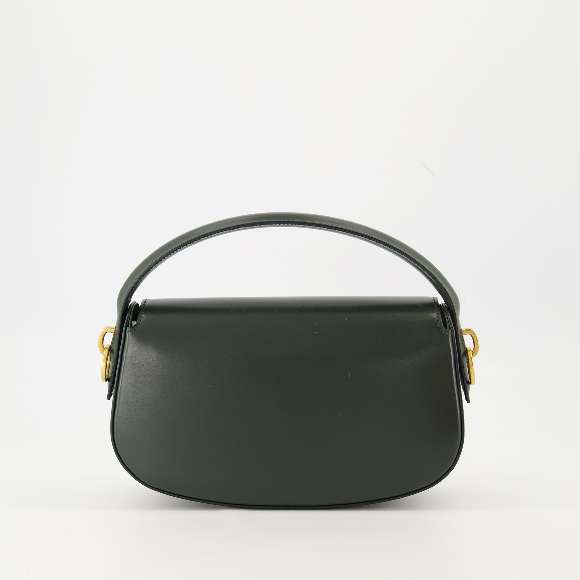 Saint Laurent, Voltaire bag, dark green bag, calf leather bag, luxury accessories