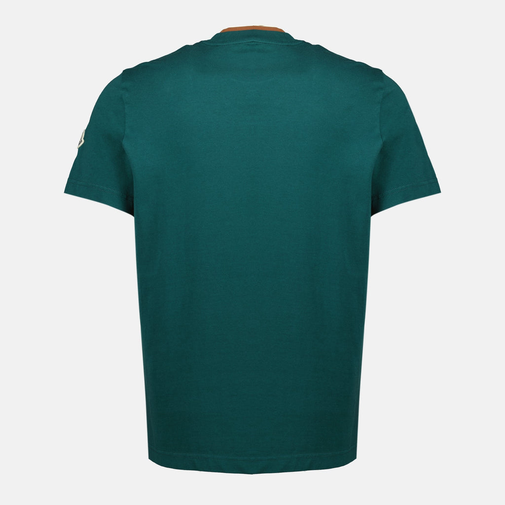 モンクレール刺繍ロゴTシャツの画像 - メンズ・モンクレールのためのメンズ - シーズン春夏2026 - 後面ビュー