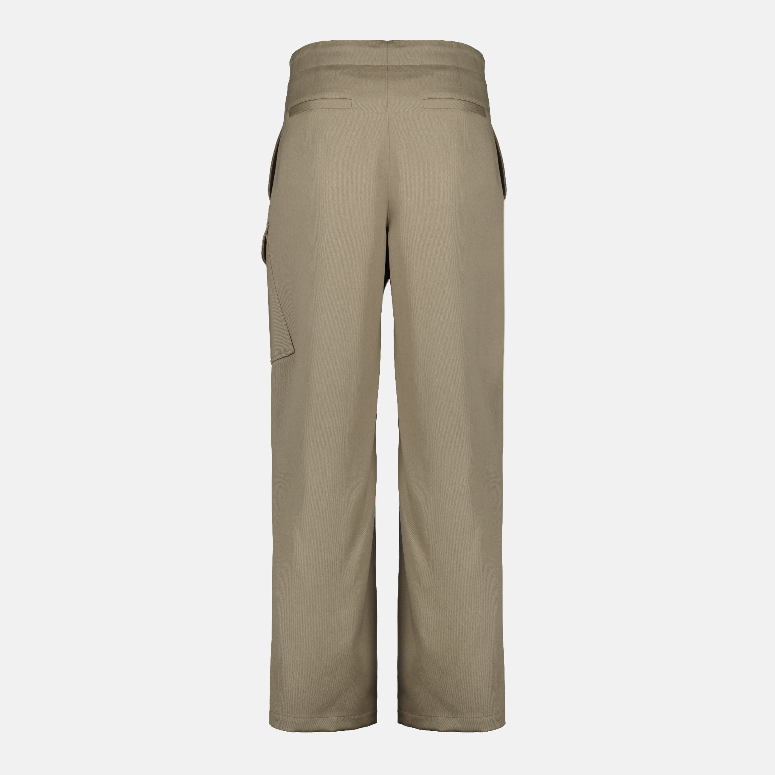 Image of Dior Beige Cargo Pants by Dior for Men - Season Spring-Summer 2026 - Back View