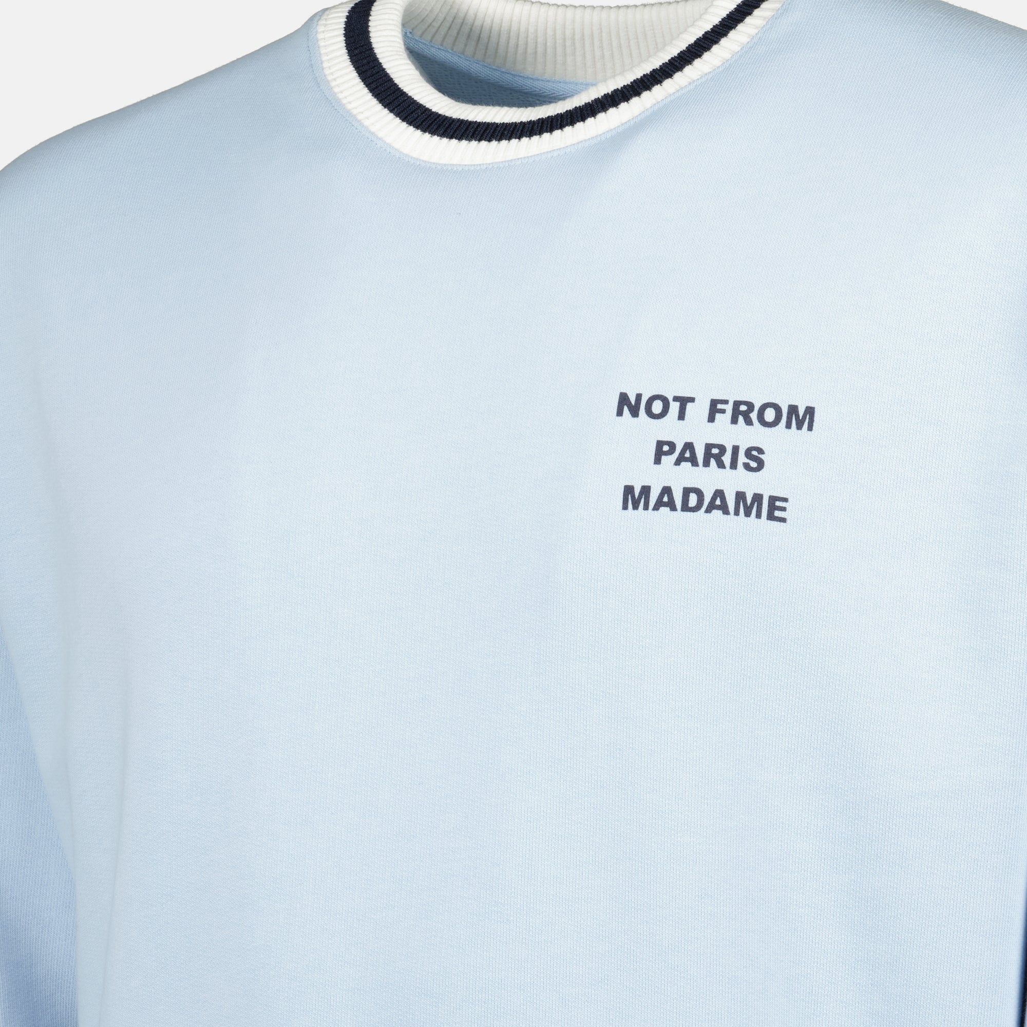 Sweat-shirt Sport Bleu Clair - Drôle de Monsieur