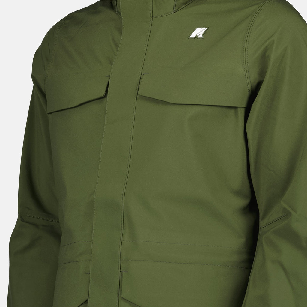 Image of K-Way Parka Bonded Nylon by K-Way for Men - Season Autumn-Winter 2024 - Detail View 1
