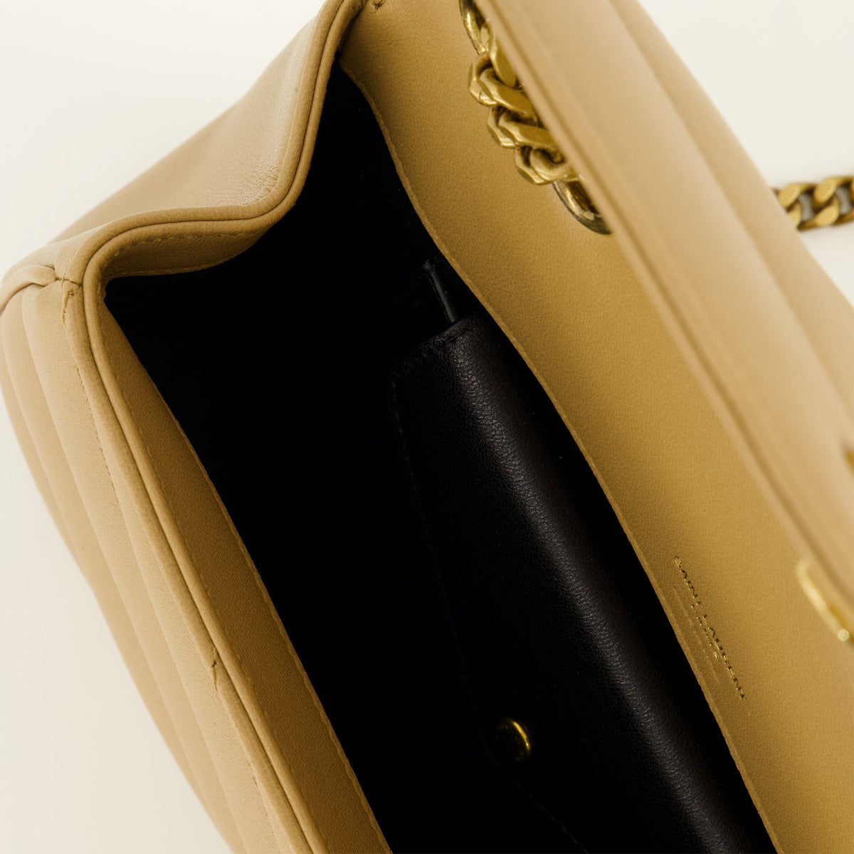 Loulou Small Beige Handbag