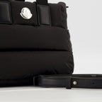 Image of mini cabas caradoc noir by Moncler for Women - Season Spring-Summer 2026 - Detail View 2