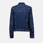 Bild einer blauen Denim-Jacke von Diesel für Frauen - Saison Frühling-Sommer 2025 - Produktdetailansicht 1