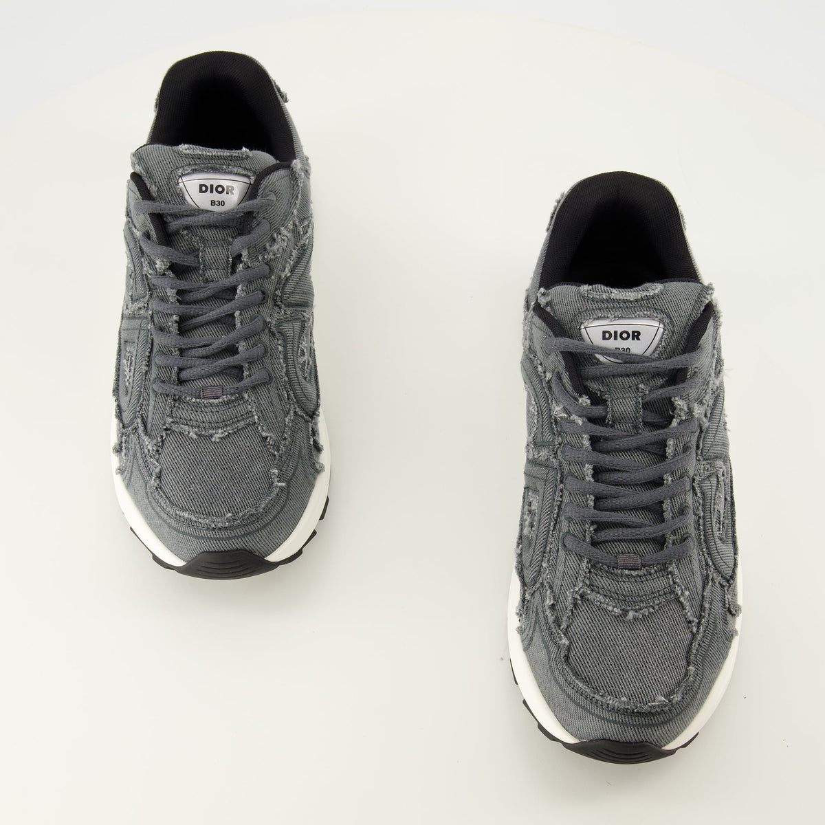 Sneakers Effetto Denim B30