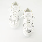 luxury sneakers, Valentino Garavani, nappa leather sneakers, platform sole sneakers, designer footwear