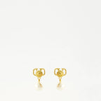 VLogo earrings, Valentino jewelry, pearl drop earrings, luxury accessories, chic earrings