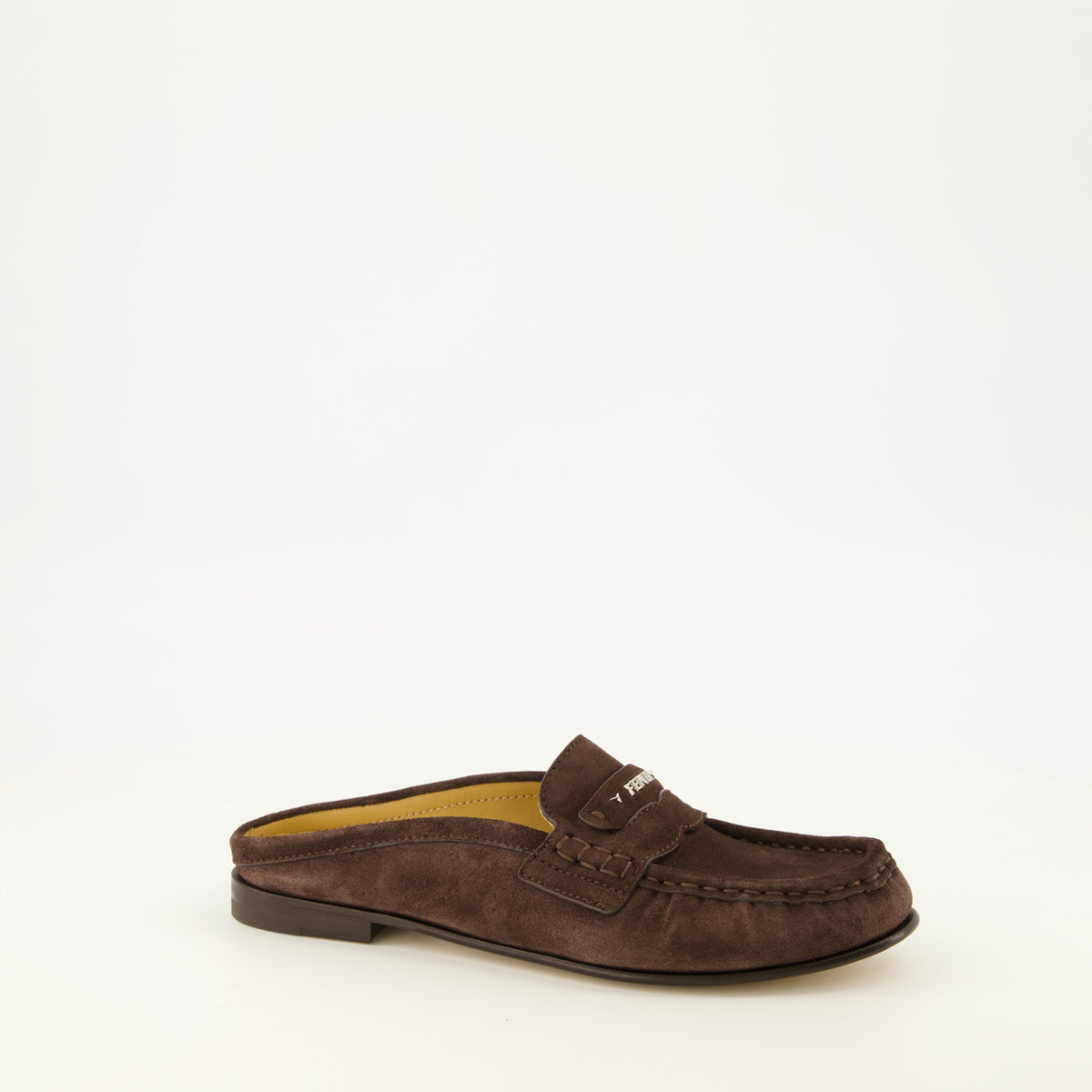 Scrunch Suede Mules