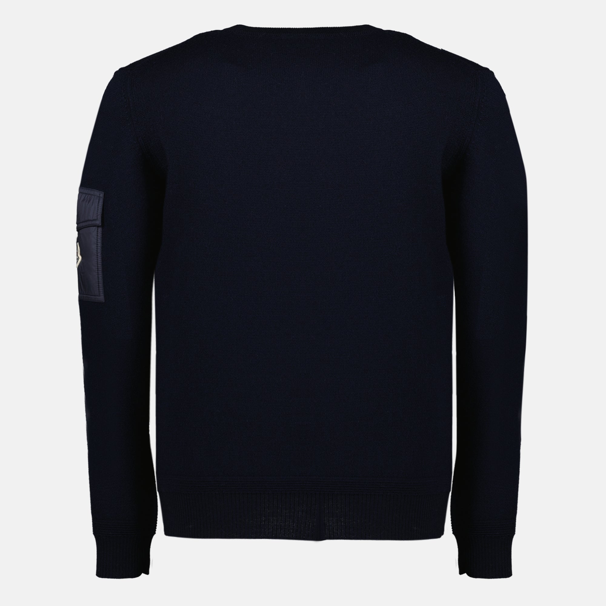 Pull de lã azul marinho