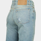 Image of Denim Patchwork Jeans by Mm6 for Women - Season Spring-Summer 2025 - Product detail view 2