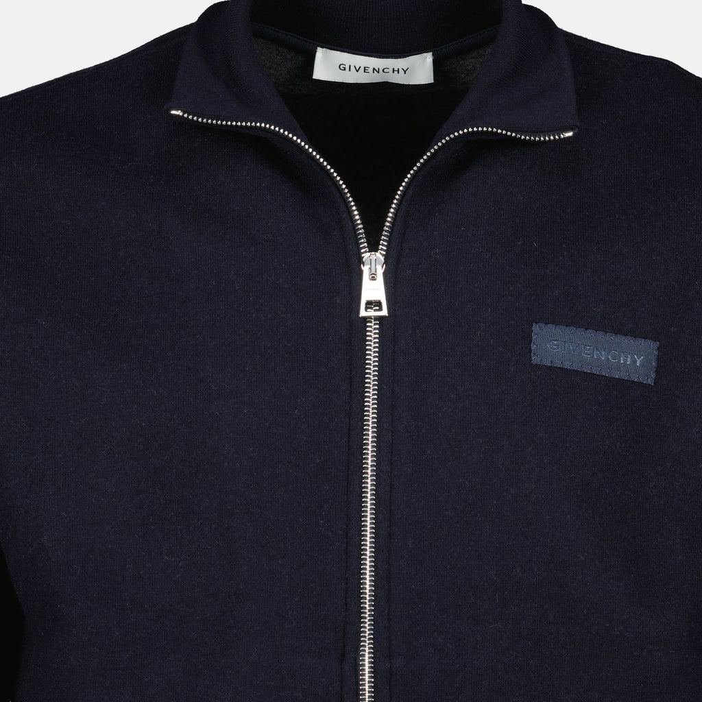 Givenchy jacket, wool and cashmere jacket, zipped jacket, designer outerwear, Fall-Winter collection