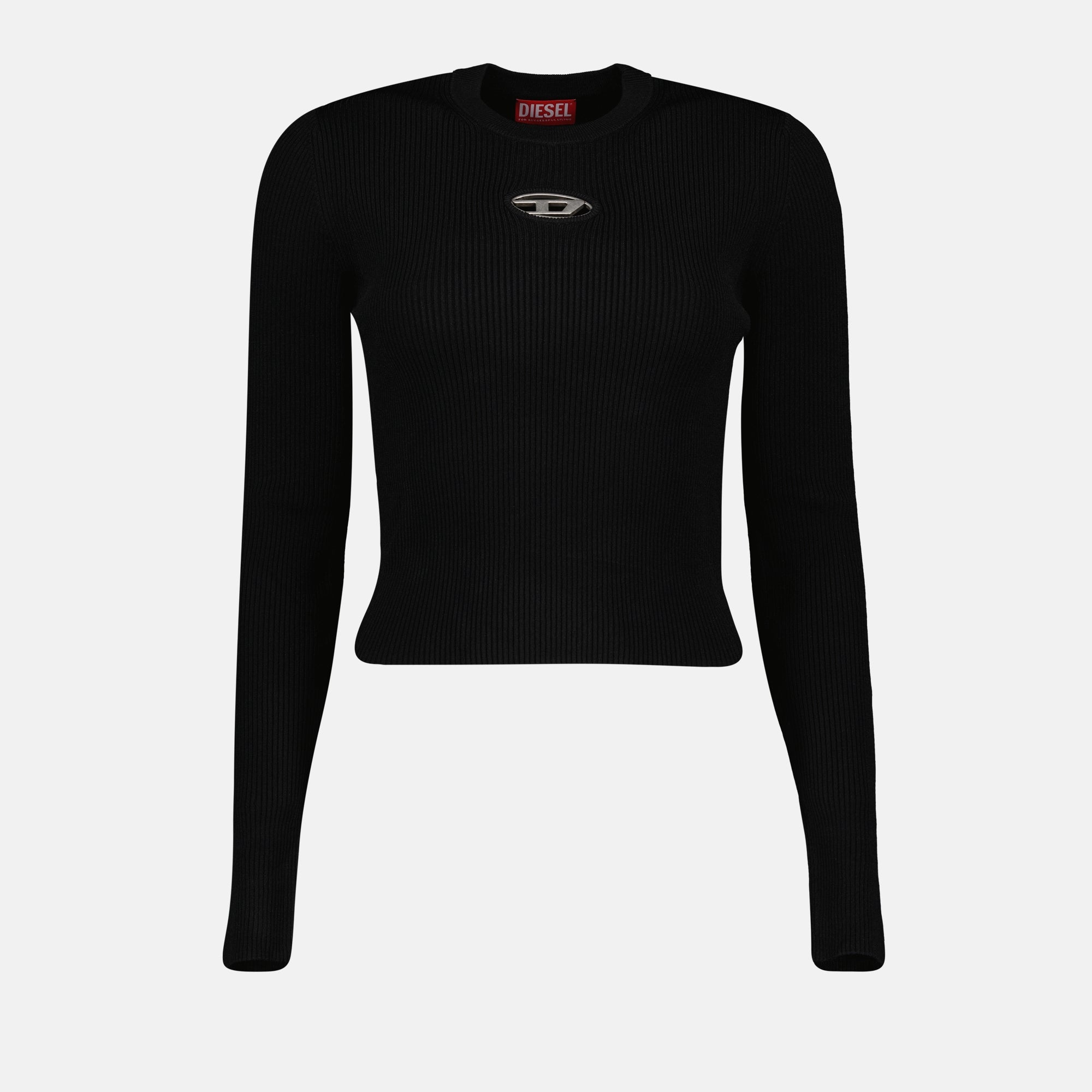 Sweater em Viscose Canellada com Mangas Destacáveis