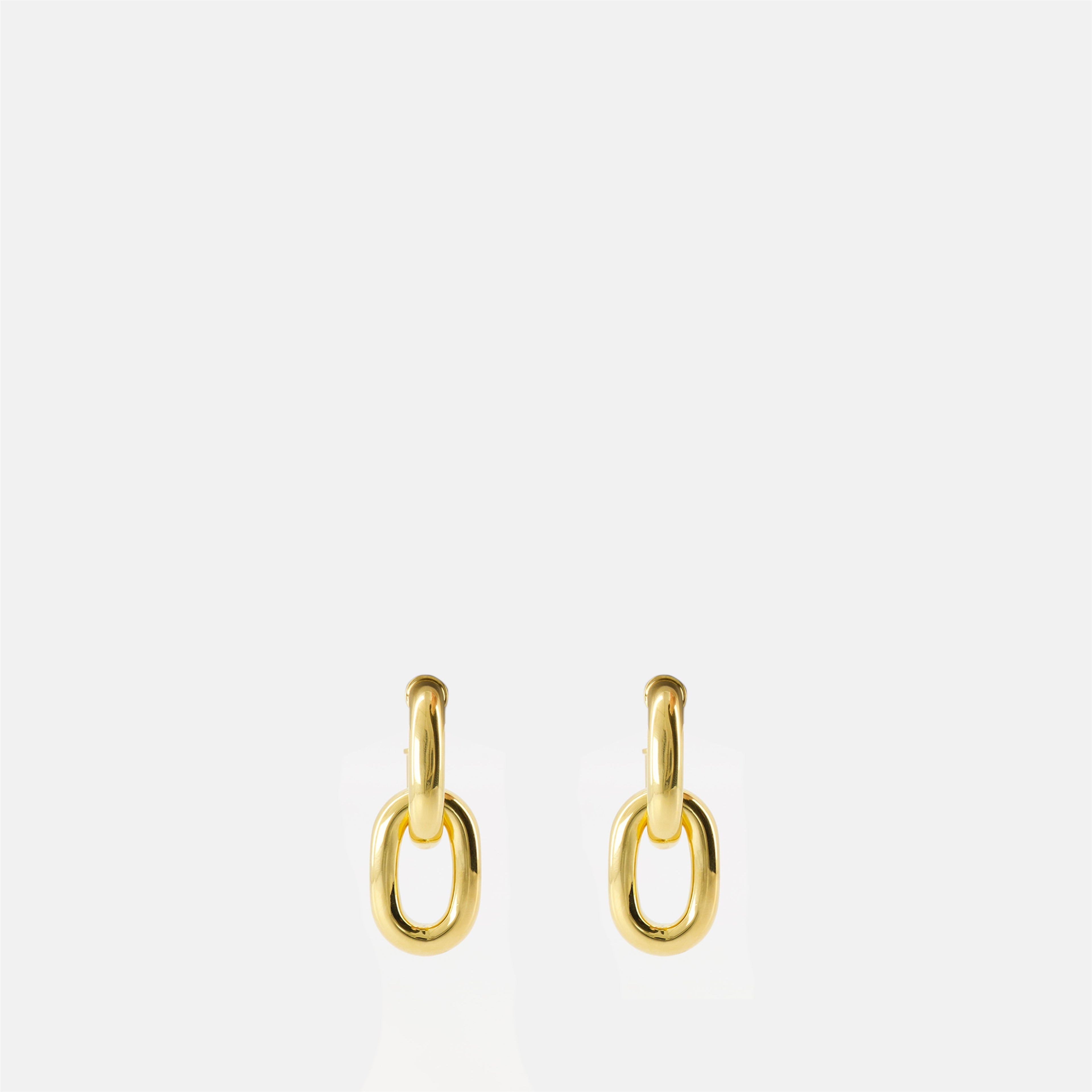 Link XL Earrings, Rabanne, golden earrings, women's accessories, designer jewelry