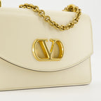 VLogo Vain bag, Valentino Garavani, off-white leather bag, designer handbag, luxury accessories