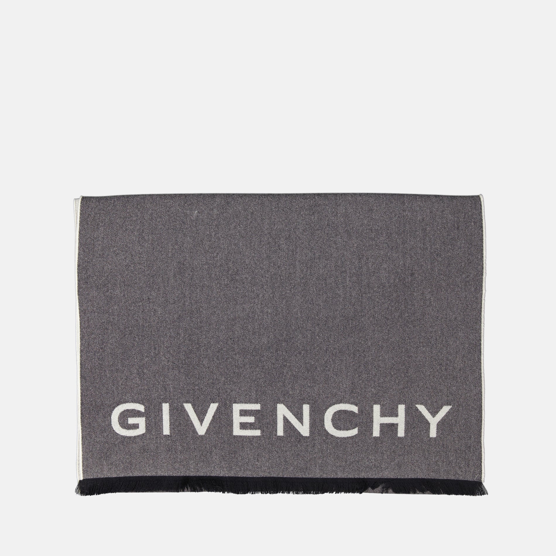 Givenchy scarf, wool scarf, 4G scarf, grey scarf, fashion accessories