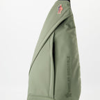 Moncler Grenoble bag, waterproof khaki bag, adjustable shoulder bag, nylon bag, designer accessories