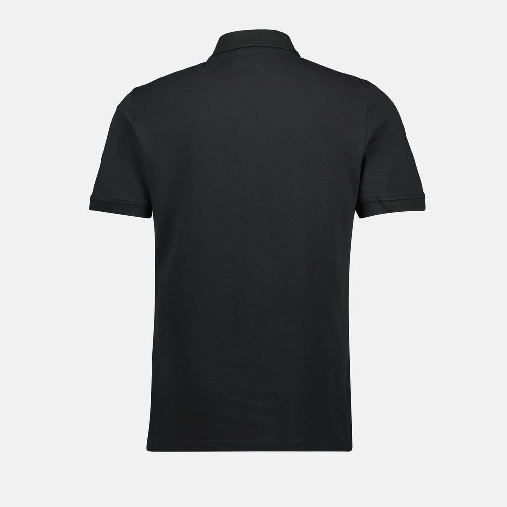 polo shirt, K-Way, black polo, pique cotton, menswear