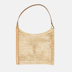 Oxalis Bag, Saint Laurent, raphia bag, beige handbag, designer accessories