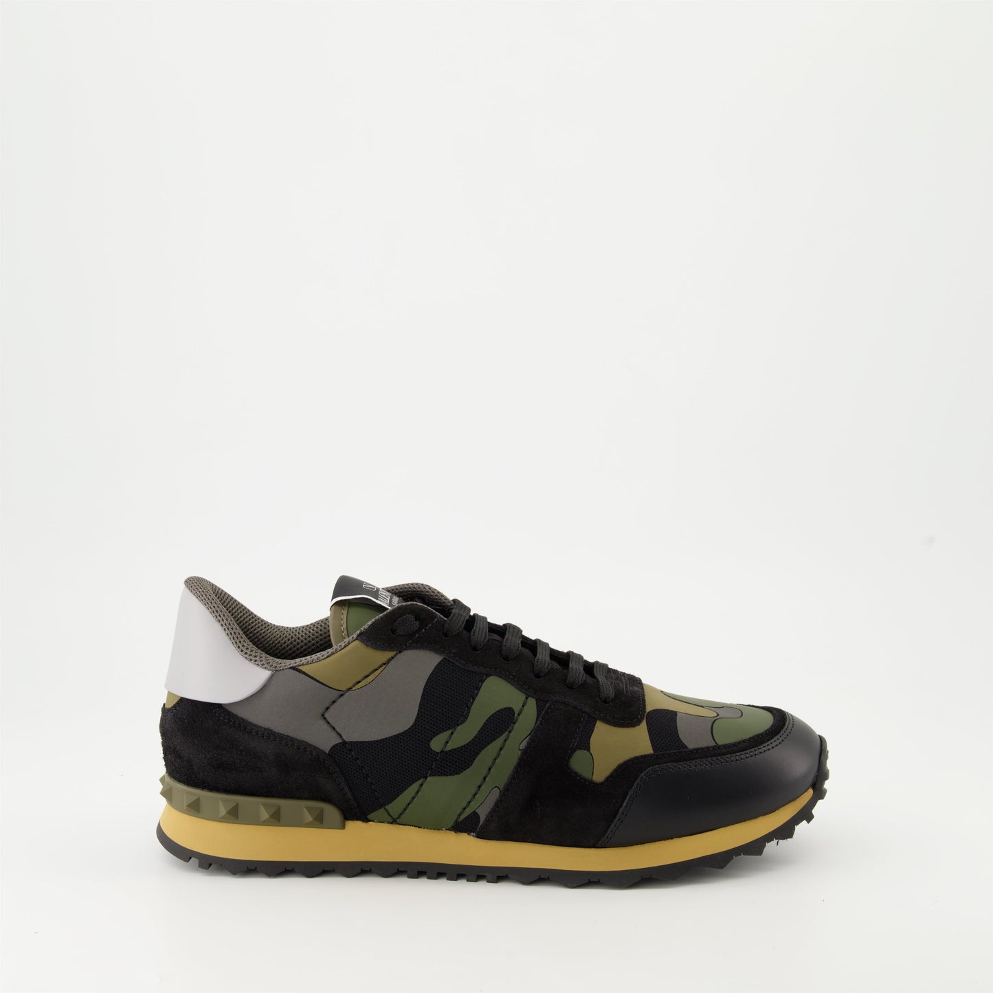 Valentino Garavani, Rockrunner Sneakers, camouflage sneakers, luxury footwear, designer sneakers