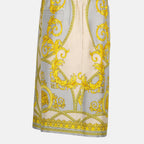 Silk Shorts with Greek Mythology Print