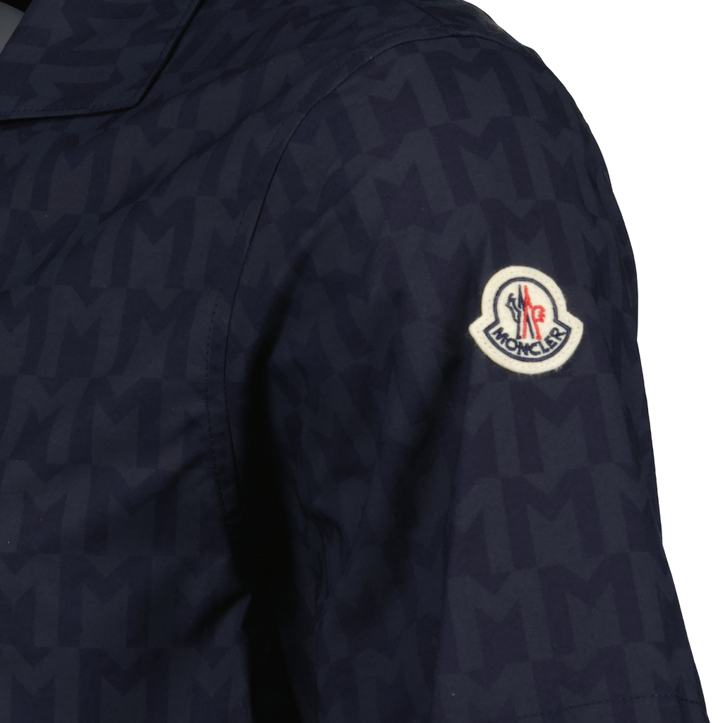 Moncler, short sleeve shirt, luxury shirt, monogrammed shirt, designer apparel