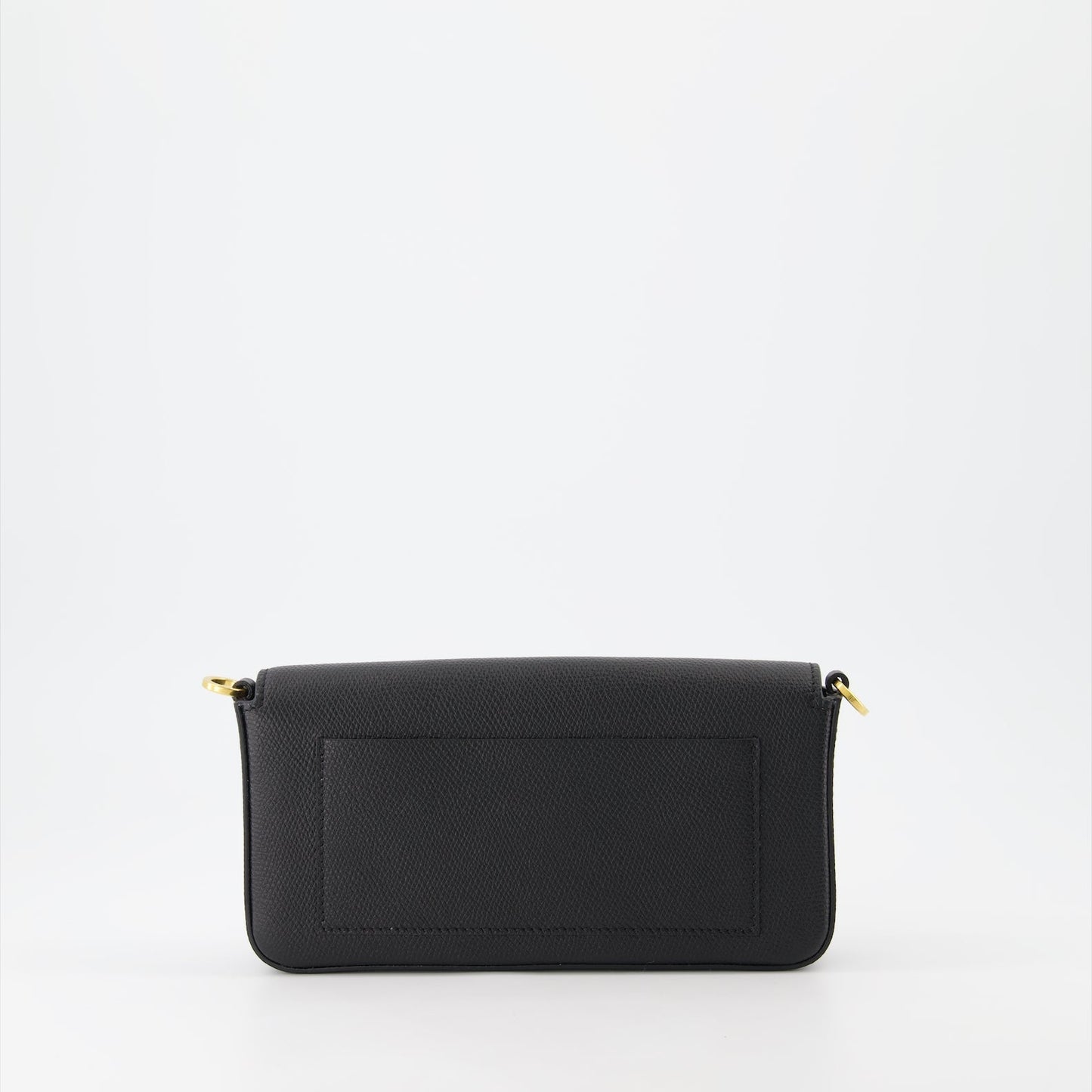 VLogo Clutch, Valentino Garavani, Black Leather Clutch, Luxury Accessories, Autumn-Winter 2024