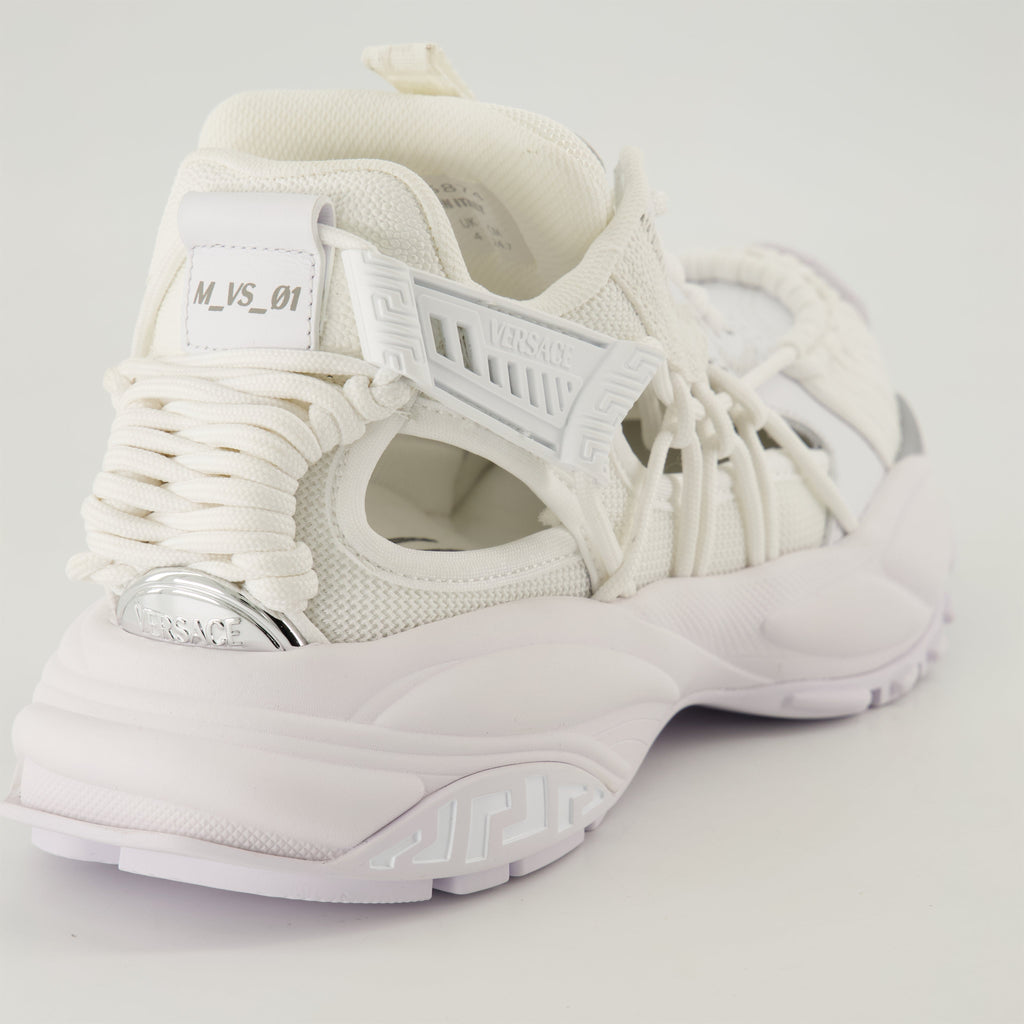 white leather sneakers, Mercury collection, calfskin footwear, rubber sole sneakers, modern sneakers