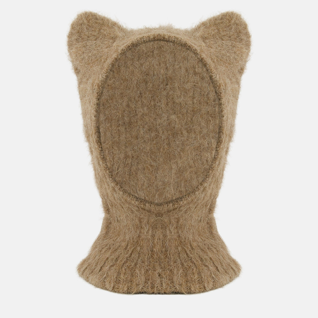 Fox-Ear Wool and Alpaca Balaclava