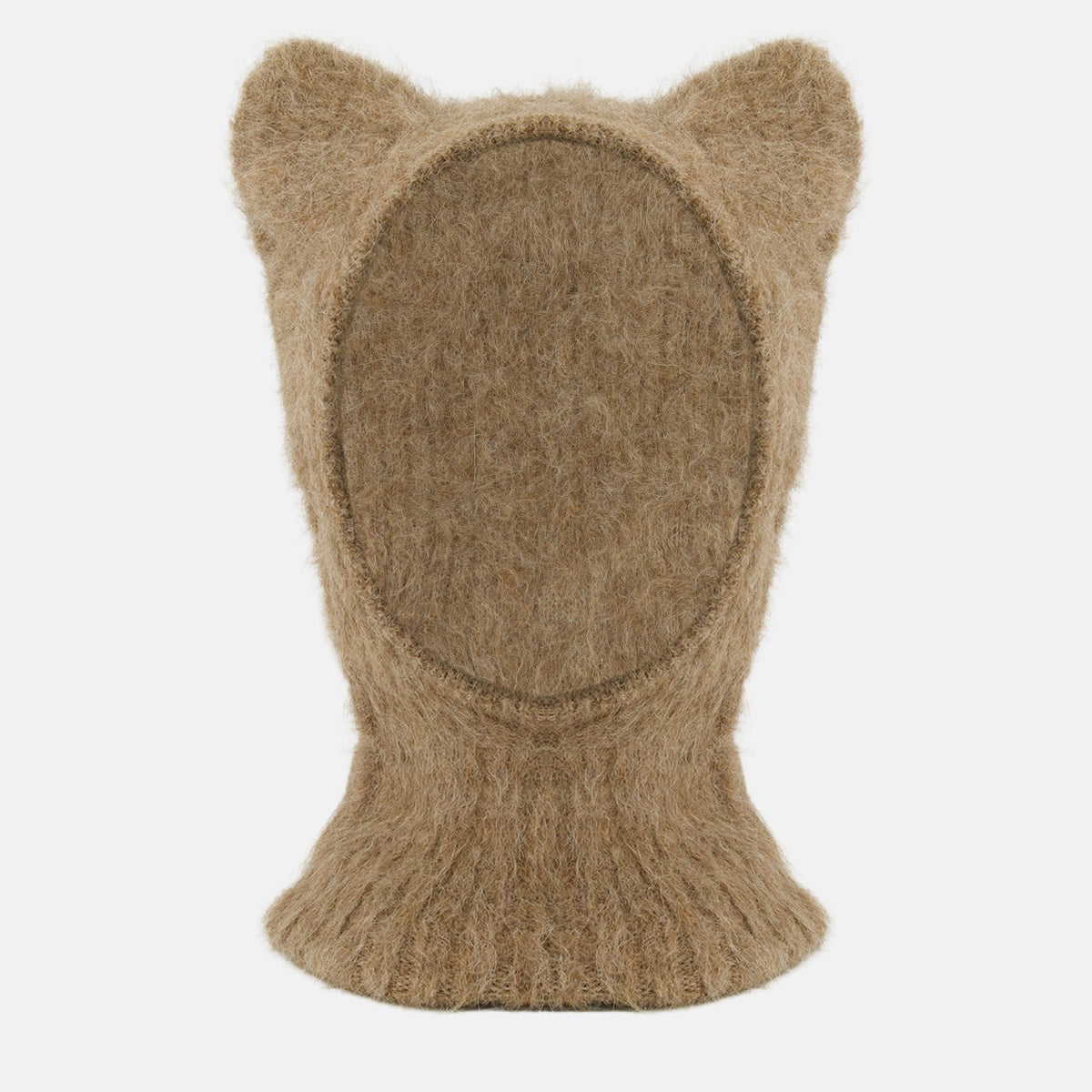 Fox-Ear Wool and Alpaca Balaclava