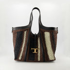 Timeless Cabas, Tod's bag, raffia handbag, luxury accessories, designer tote