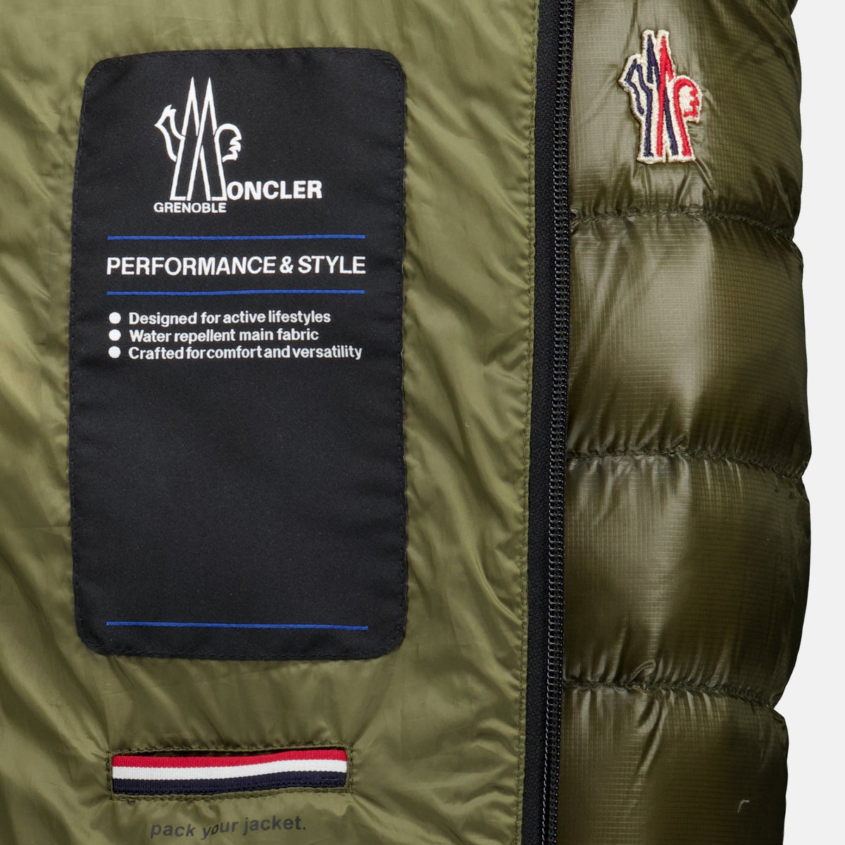 Veste de ski Hers kaki