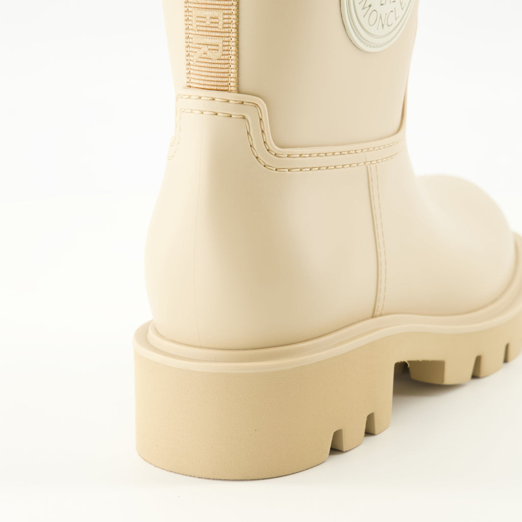 Bottines de pluie beige Kickstream