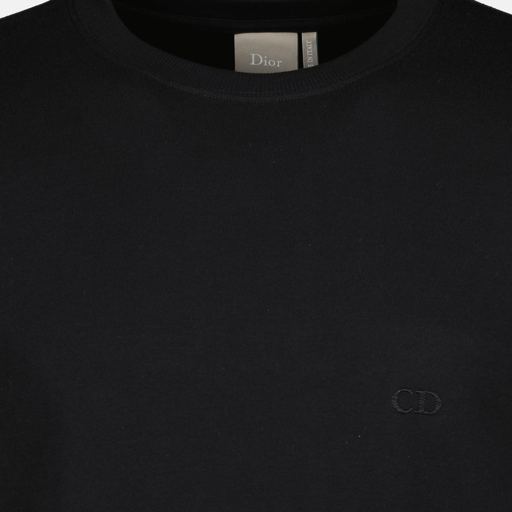 T-Shirt em Algodão Bordado CD