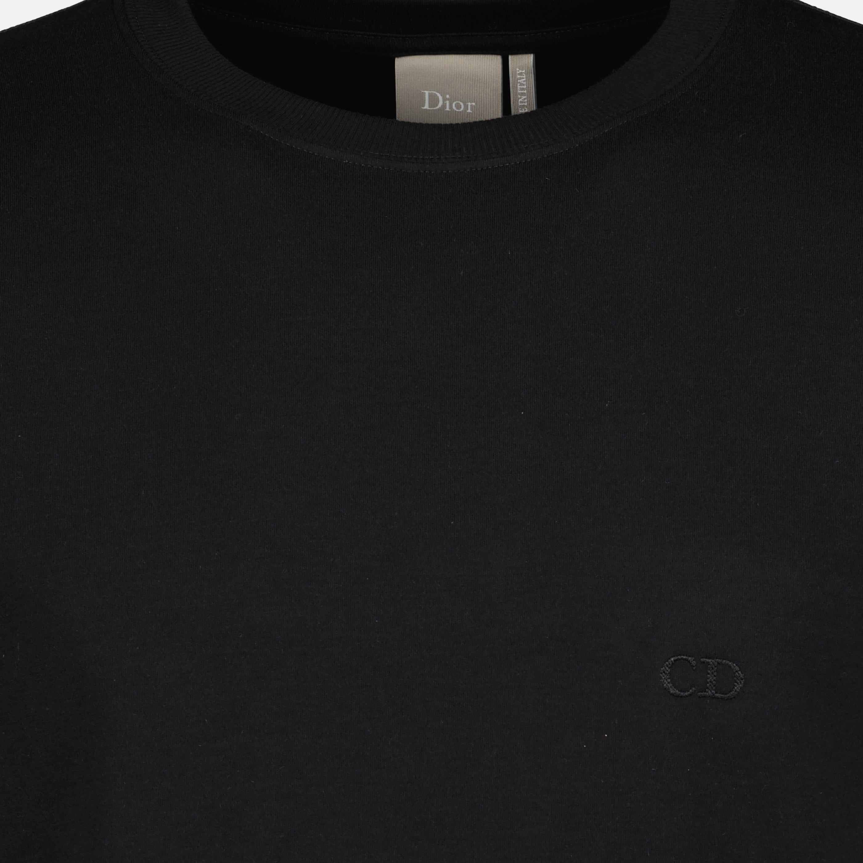 T-Shirt em Algodão Bordado CD