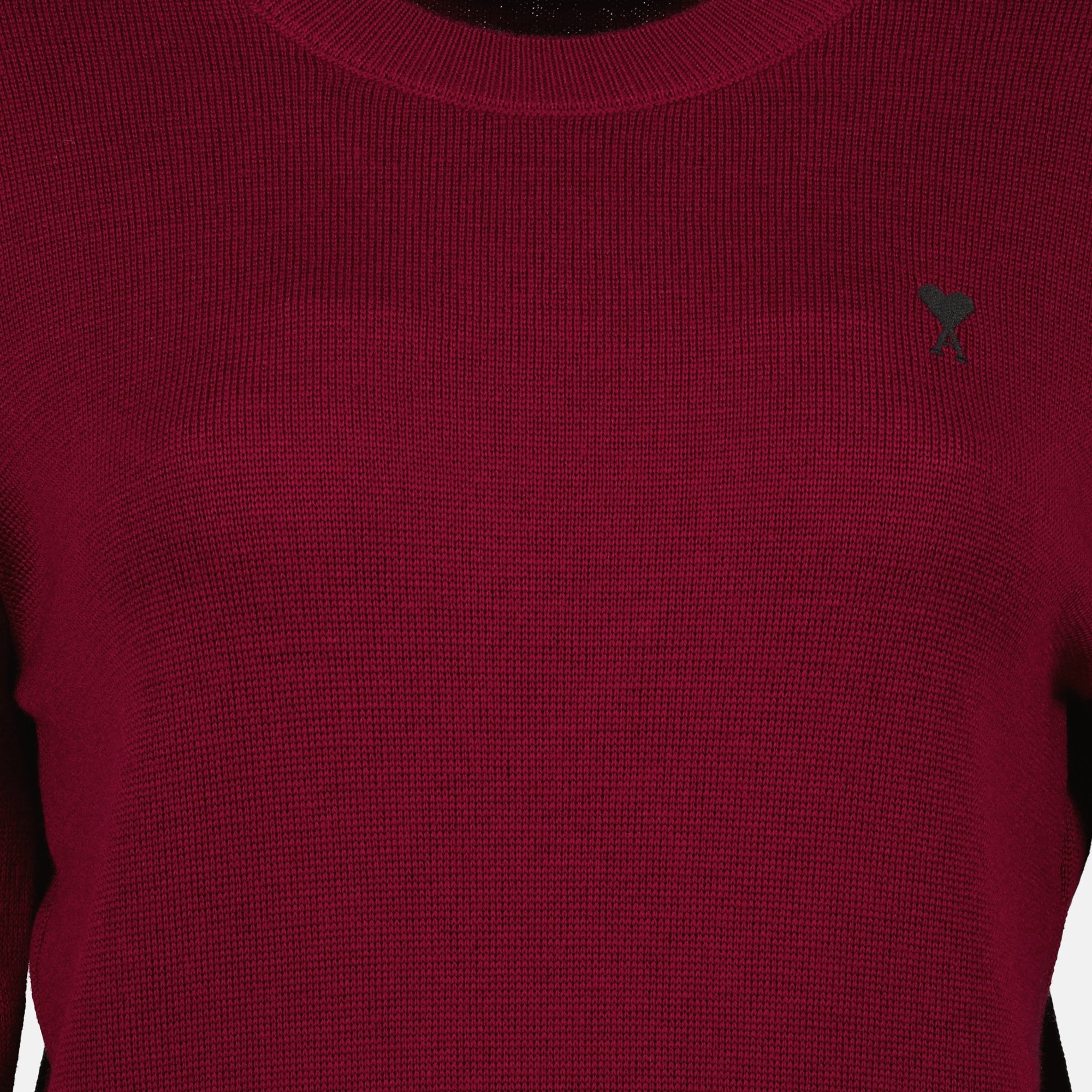 Ami Paris, Bordeaux sweater, wool sweater, Autumn-Winter 2025, long sleeve top