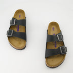 Image of Arizona Black Sandals by Birkenstock for Men - Season Spring-Summer 2025 - Top View Pair