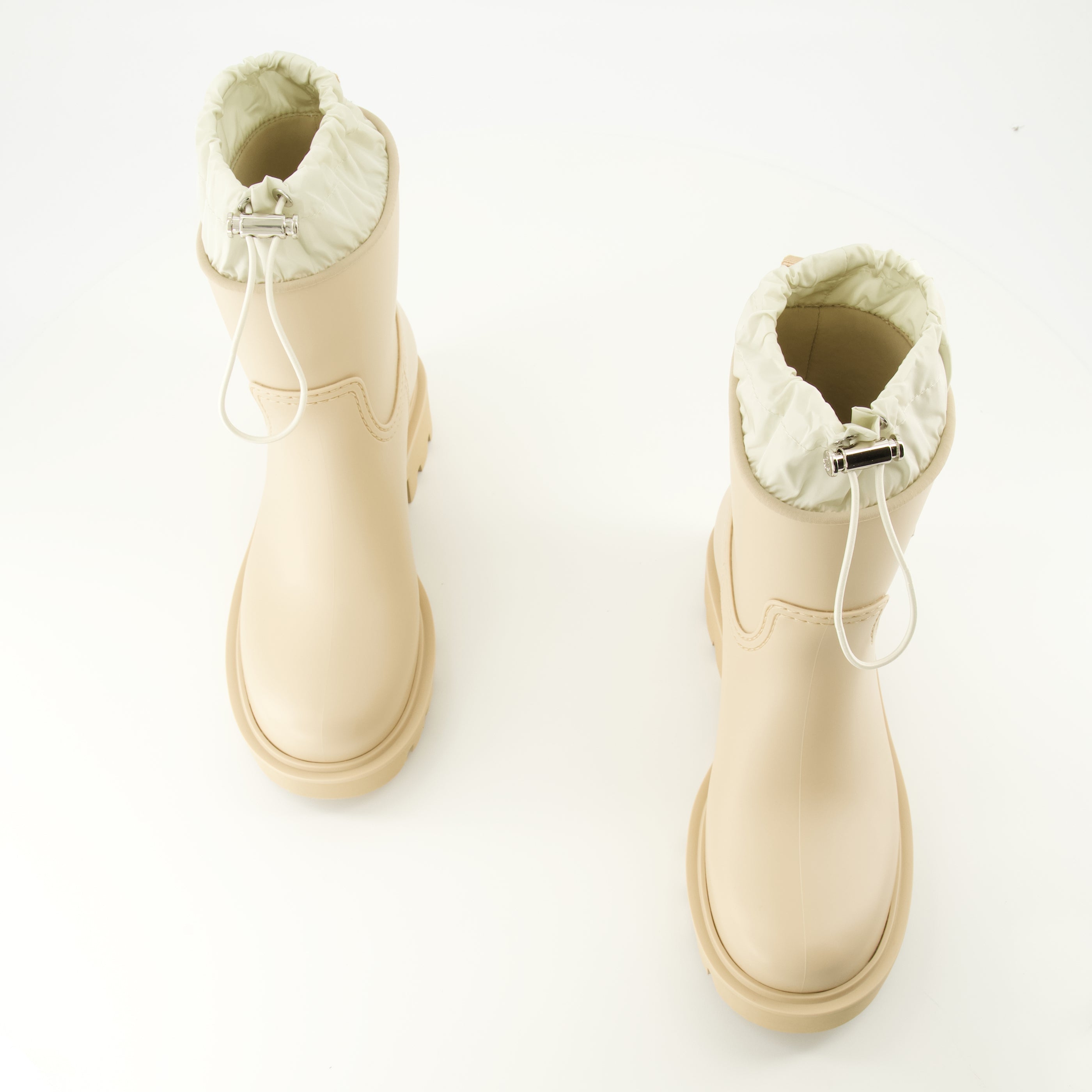 Bottines de pluie beige Kickstream