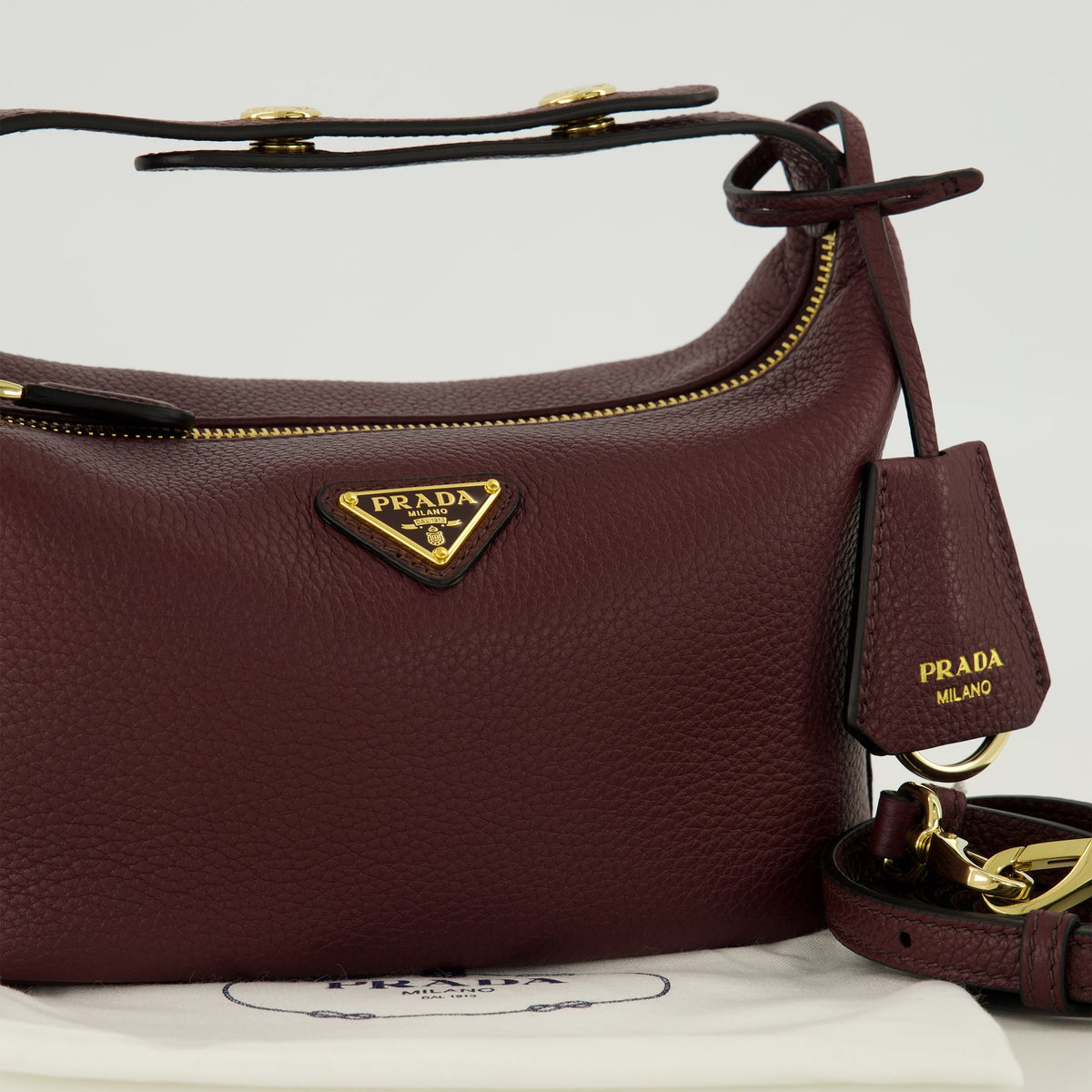 mini sac chérie Grained Leather Bag