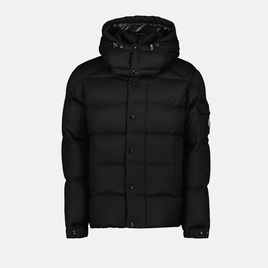 Vezere Puffer Jacket, Wool Black Jacket, Men's Outerwear, Quilted Design, Moncler Jacket