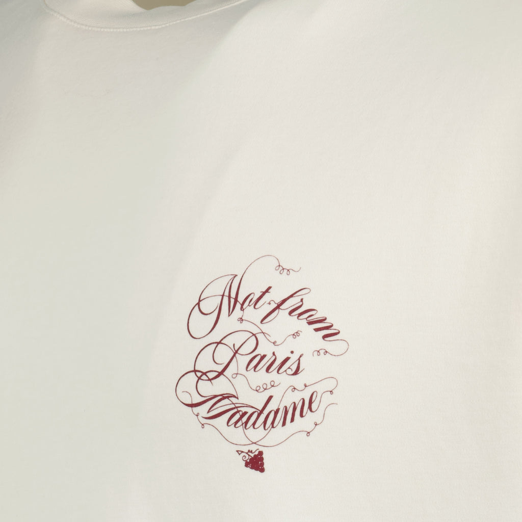Slogan T-shirt Vignes Blanc