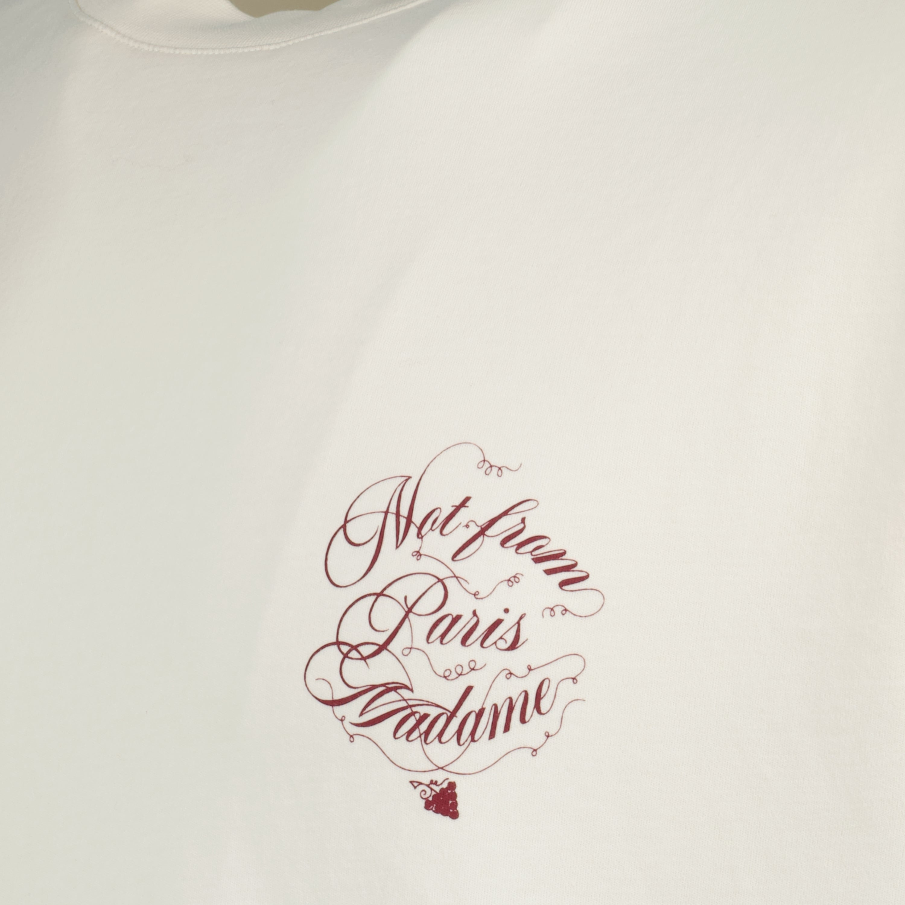 Slogan T-shirt Vignes Blanc
