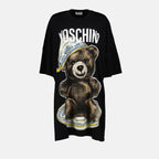 Image of Teddy Bear Robe by Moschino for Women - Season Autumn-Winter 2025 - Front View