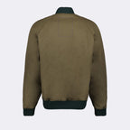 Burberry bomber jacket, reversible jacket, green check jacket, luxury men's outerwear, high-end fashion