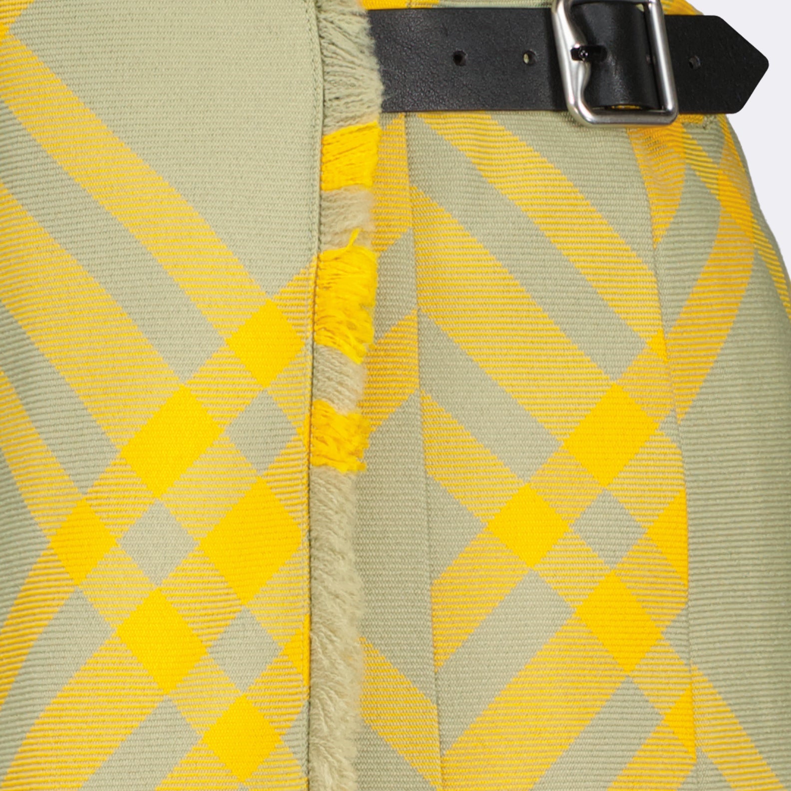 Burberry, wool kilt, yellow and green kilt, luxury kilt, plaid kilt