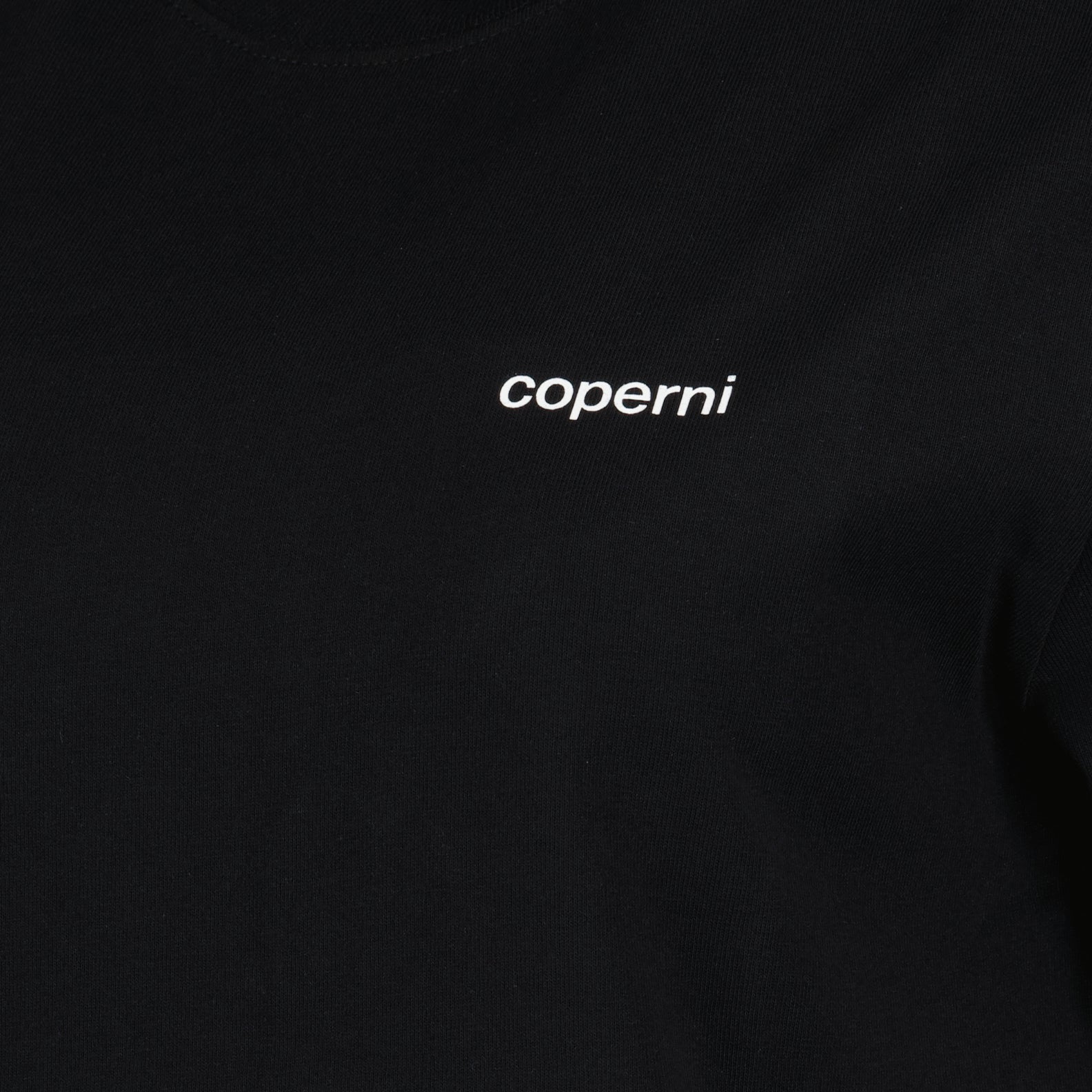 Coperni, black logo T-shirt, luxury fashion, high-end T-shirt, designer wear