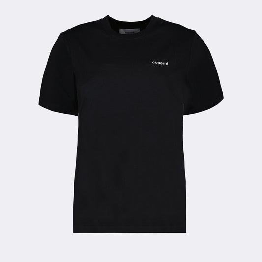 Coperni, black logo T-shirt, luxury fashion, high-end T-shirt, designer wear