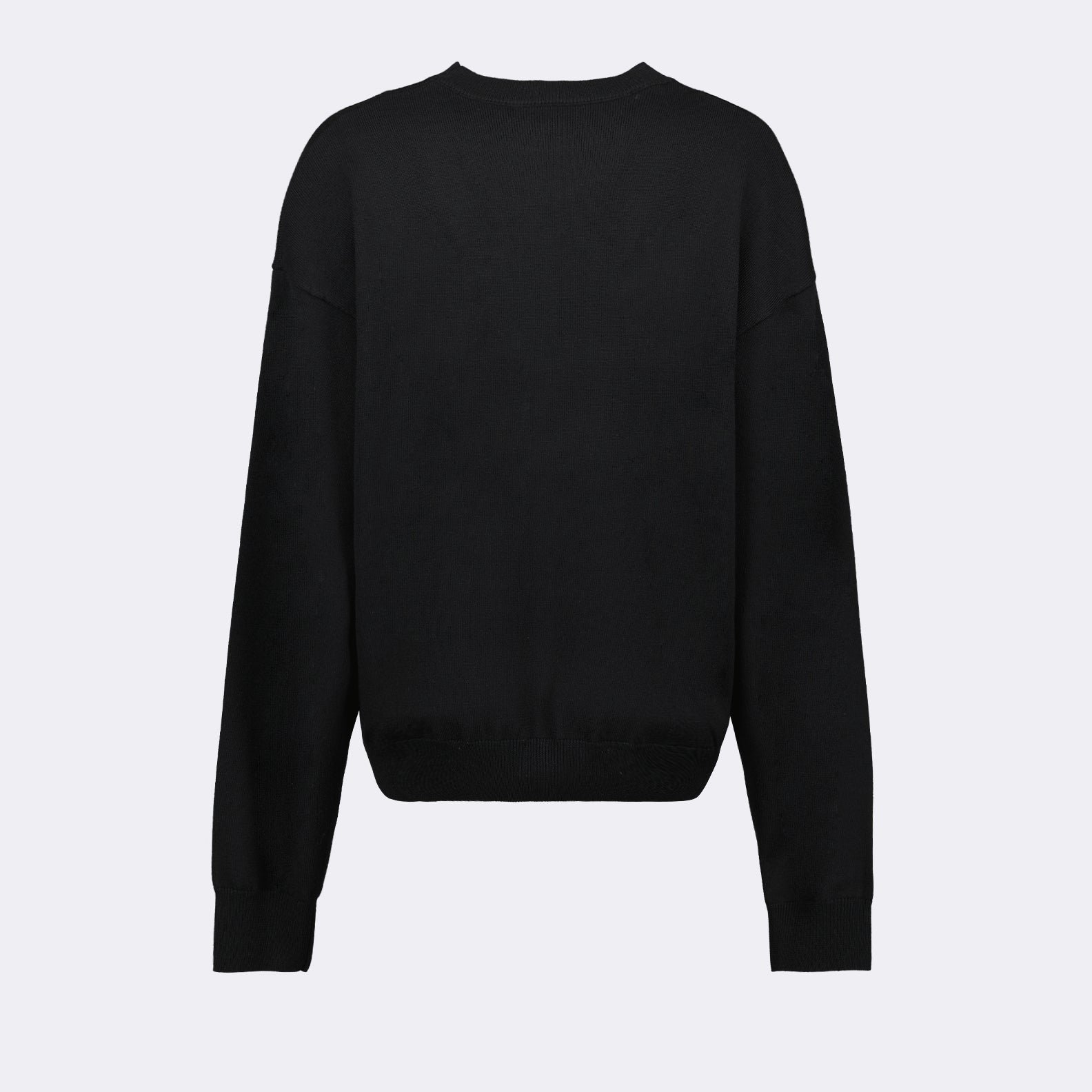 Coperni sweater, black knit sweater, luxury knitwear, logo sweater, high-end fashion