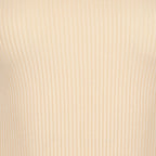 Coperni, beige turtleneck, luxury fashion, cutout design, high-end clothing